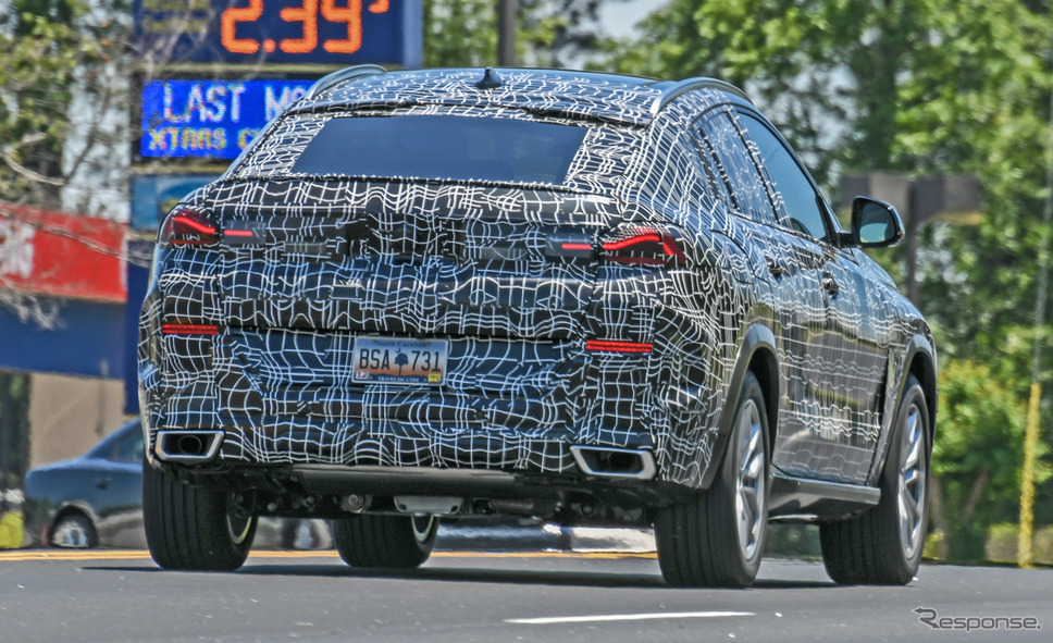 BMW X6 次期型スクープ写真《APOLLO NEWS SERVICE》