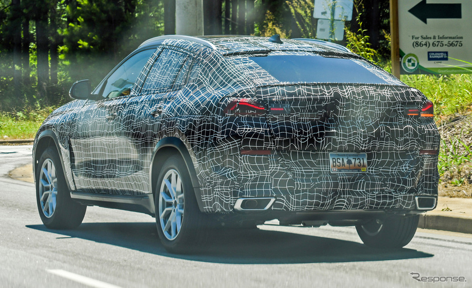 BMW X6 次期型スクープ写真《APOLLO NEWS SERVICE》