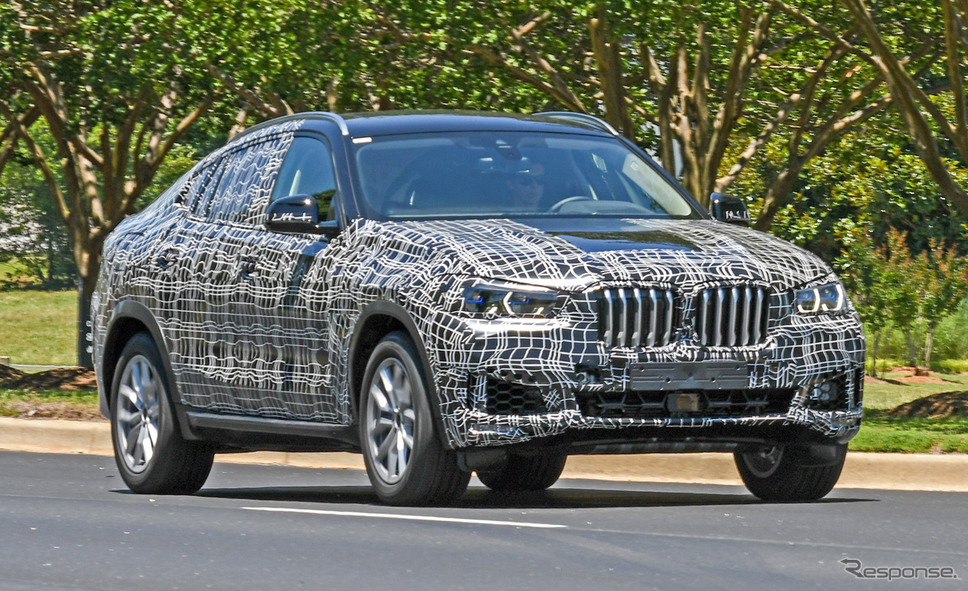 BMW X6 次期型スクープ写真《APOLLO NEWS SERVICE》