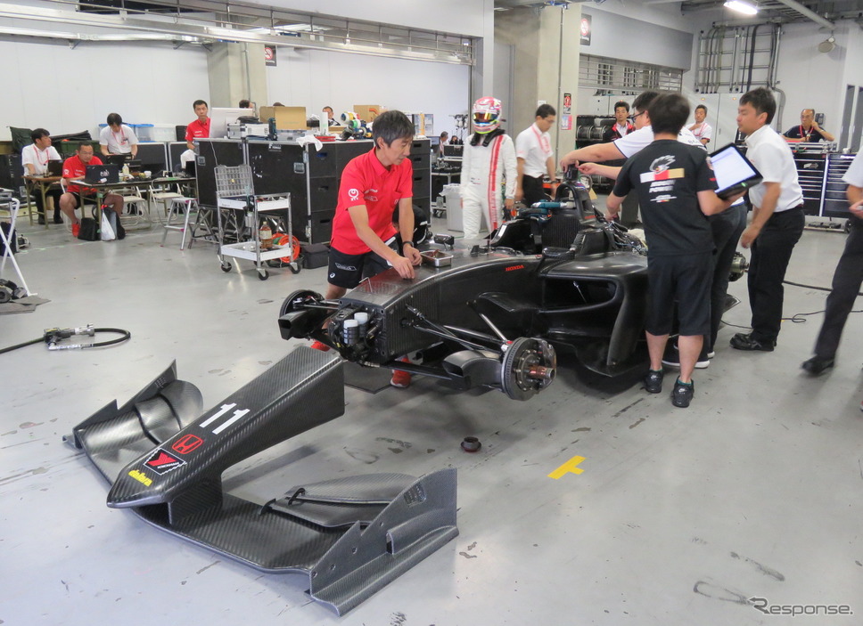 富士での「SF19」シェイクダウンテスト、2日目の模様。《撮影 遠藤俊幸》