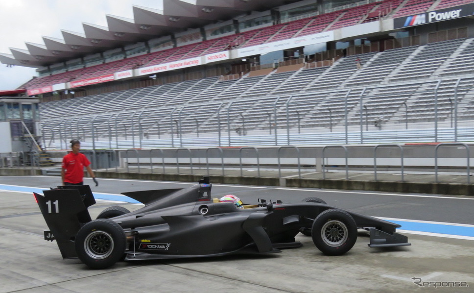 富士での「SF19」シェイクダウンテスト、2日目の模様。《撮影 遠藤俊幸》