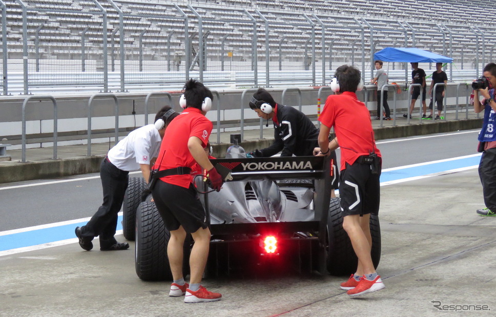 富士での「SF19」シェイクダウンテスト、2日目の模様。《撮影 遠藤俊幸》