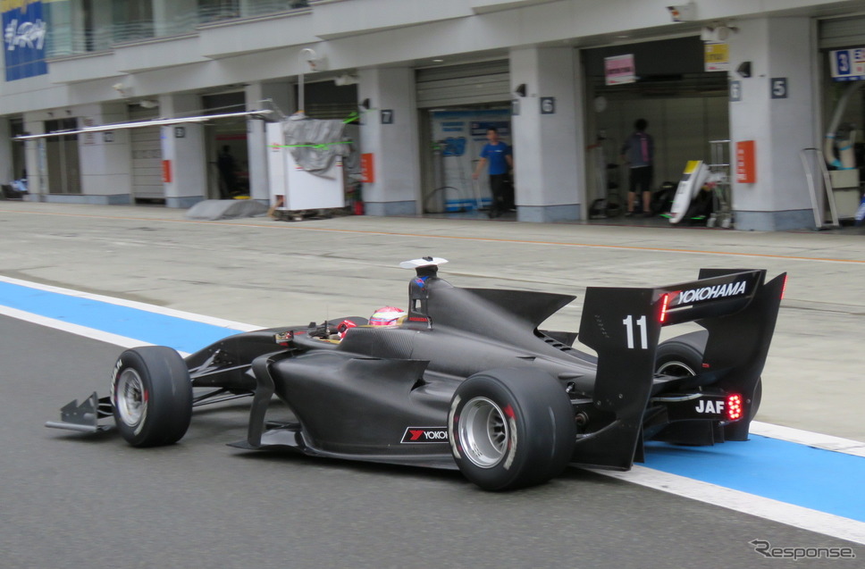 富士での「SF19」シェイクダウンテスト、2日目の模様。《撮影 遠藤俊幸》