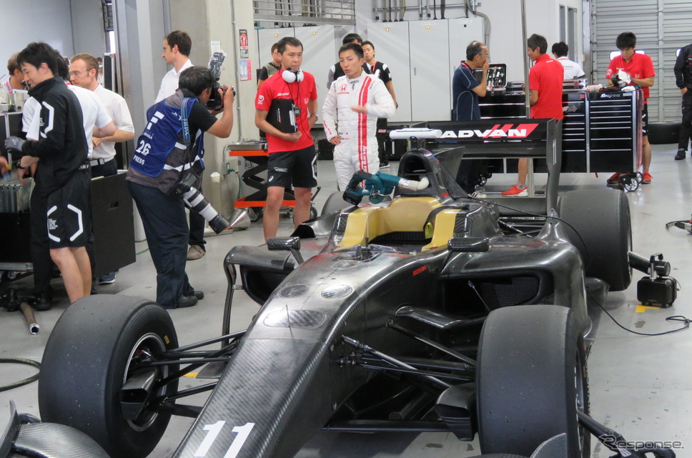 富士での「SF19」シェイクダウンテスト、2日目の模様。《撮影 遠藤俊幸》