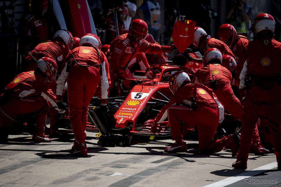 ベッテル(フェラーリ、F1イギリスGP)