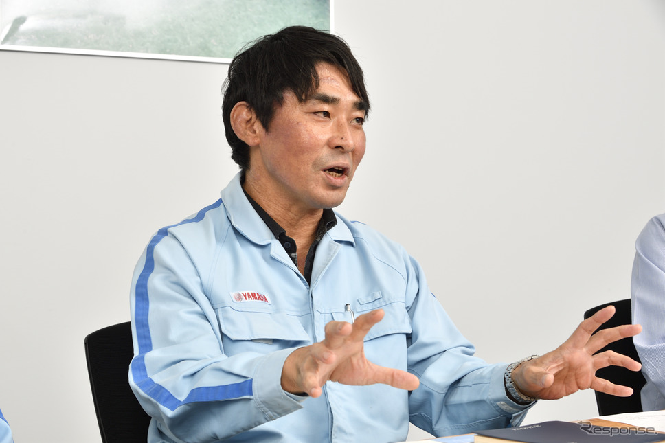 鈴木道之氏(ヤマハモーターエンジニアリング 車両開発部)《撮影 雪岡直樹》