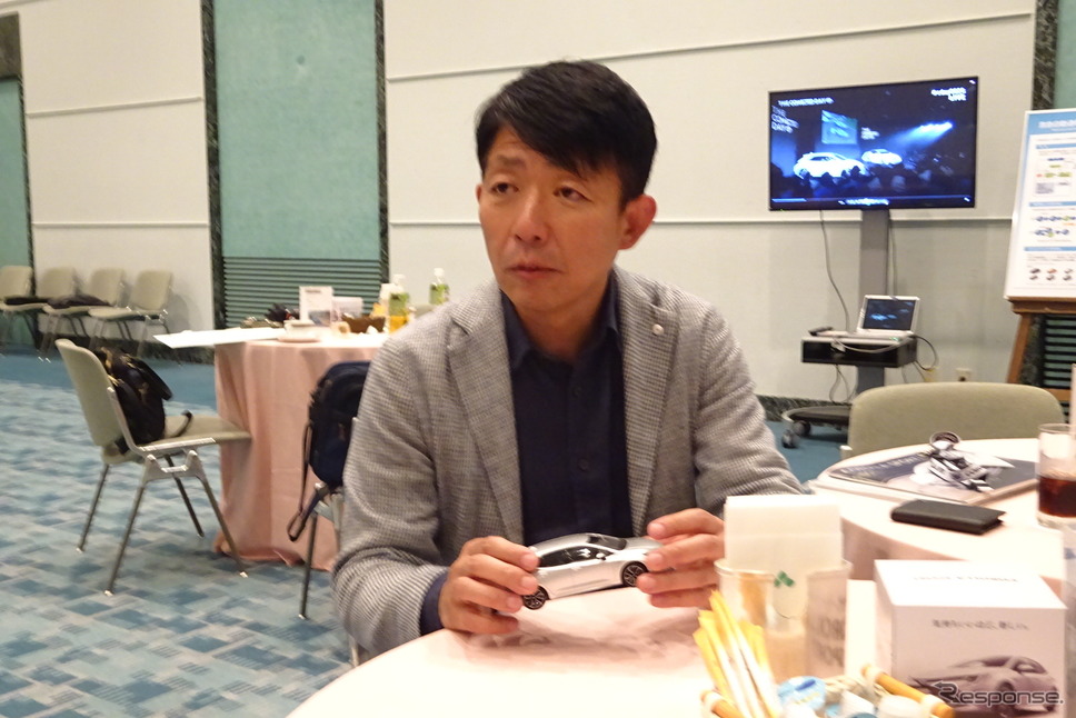 トヨタ 小西良樹チーフエンジニア《撮影 池原照雄》
