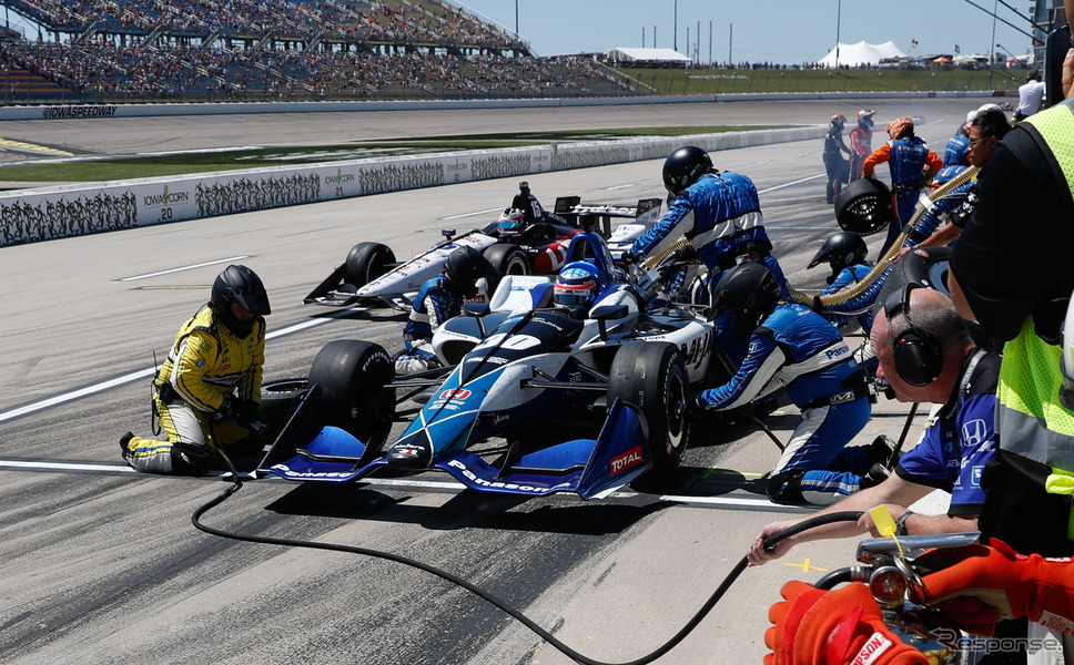 #30 佐藤琢磨は決勝3位。《写真提供 INDYCAR》