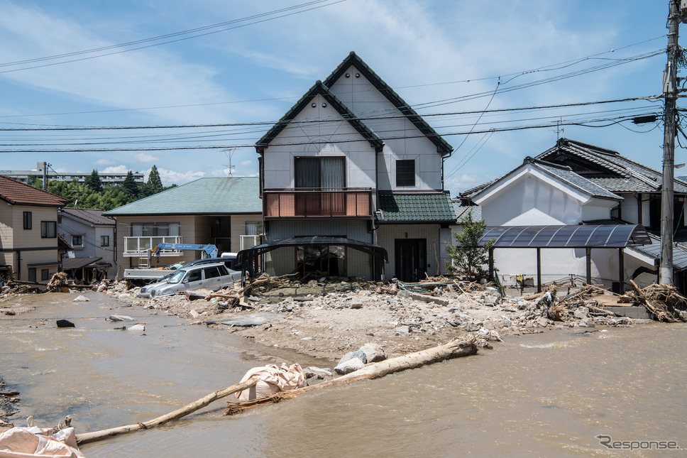 平成30年7月豪雨(7月10日、広島市) (c) Getty Images