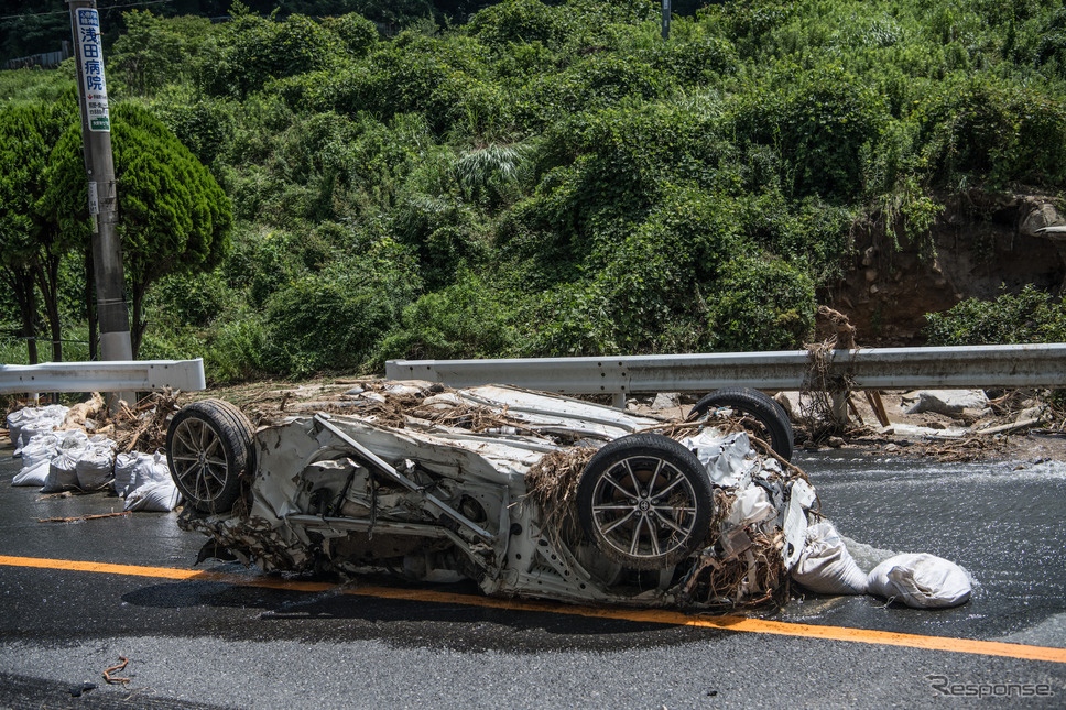 平成30年7月豪雨(7月10日、広島市) (c) Getty Images