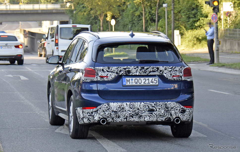 BMW X1 改良新型スクープ写真《APOLLO NEWS SERVICE》