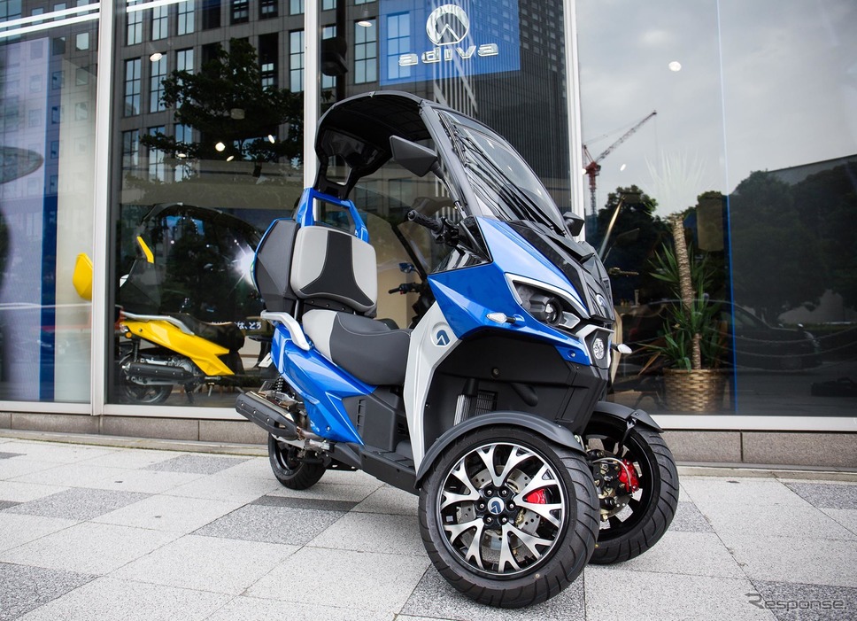 ADIVA(アディバ)の3輪モビリティ「AD1 200」《撮影 山家健一》