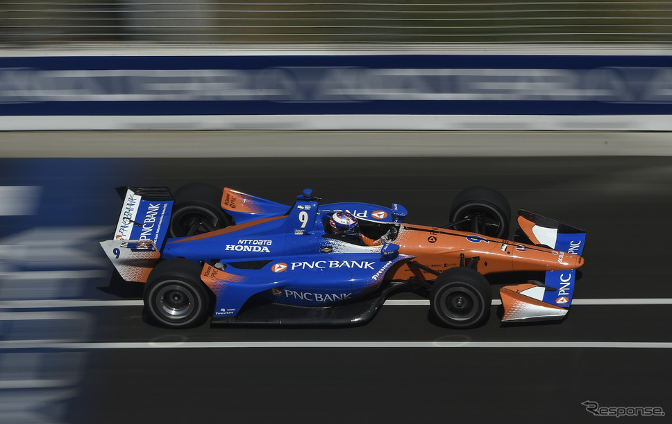 優勝した#9 ディクソン。《写真提供 INDYCAR》