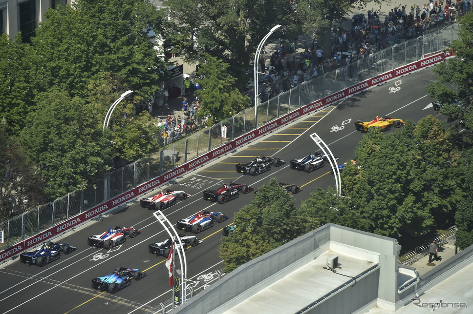 トロント市街地戦を終え、シリーズはアメリカに帰る。《写真提供 INDYCAR》