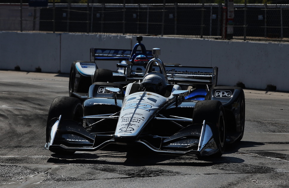 決勝2位となった#22 パジェノー。《写真提供 INDYCAR》
