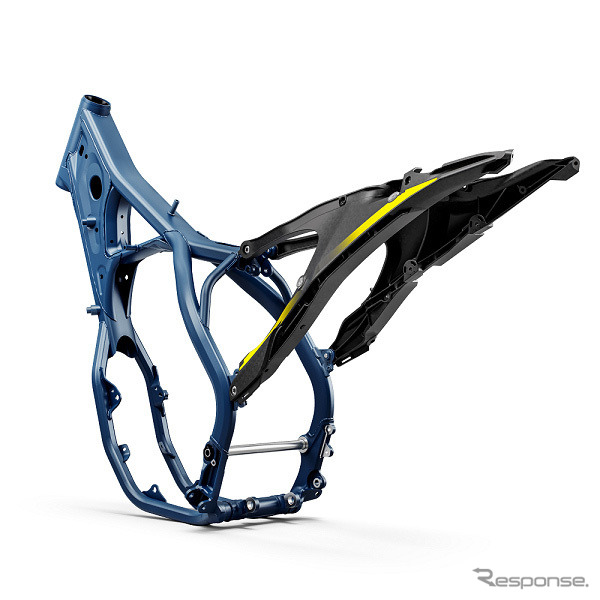 250gの軽量化を実現したフレーム
