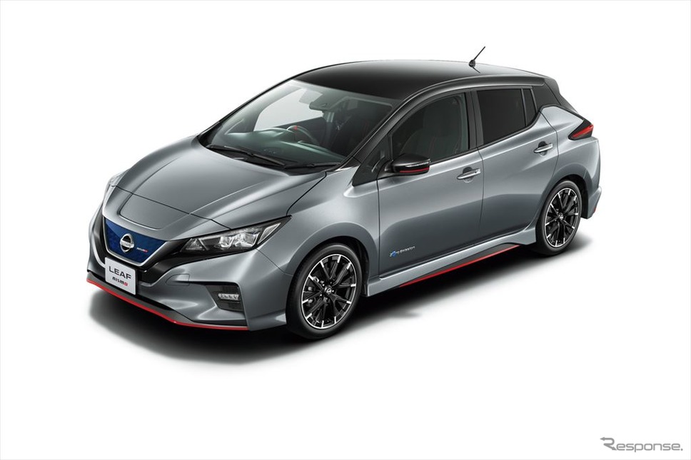 日産リーフNISMO(ダークメタルグレー/スーパーブラック 2トーン)