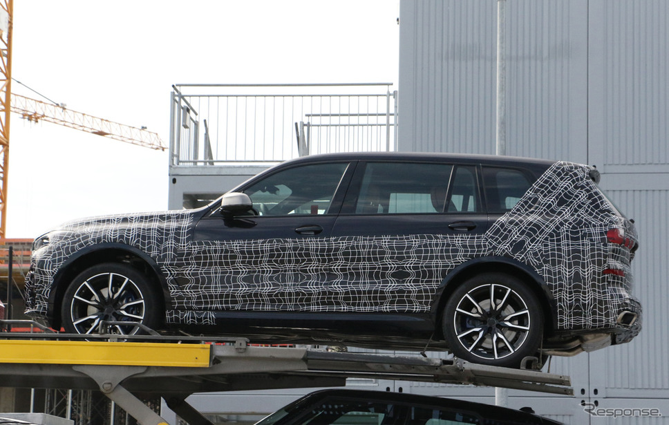 BMW X7 プロトタイプ スクープ写真《APOLLO NEWS SERVICE》