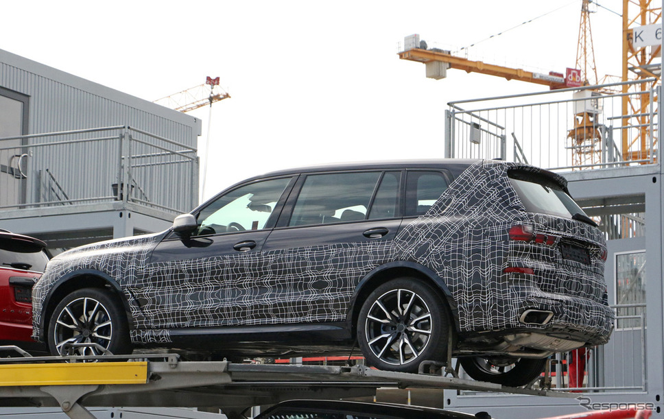 BMW X7 プロトタイプ スクープ写真《APOLLO NEWS SERVICE》