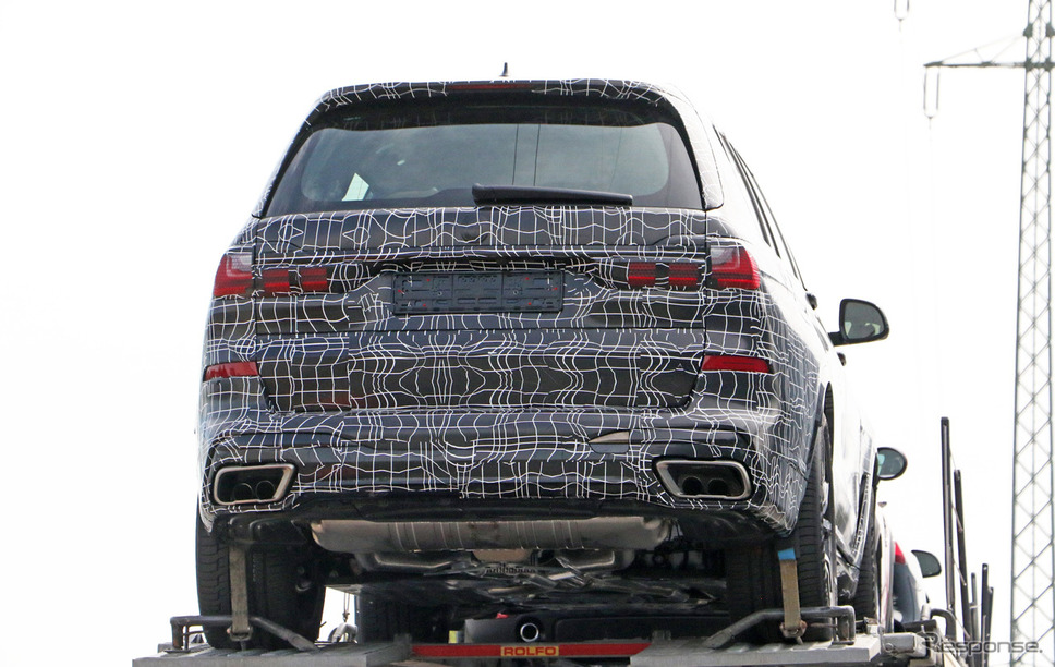 BMW X7 プロトタイプ スクープ写真《APOLLO NEWS SERVICE》