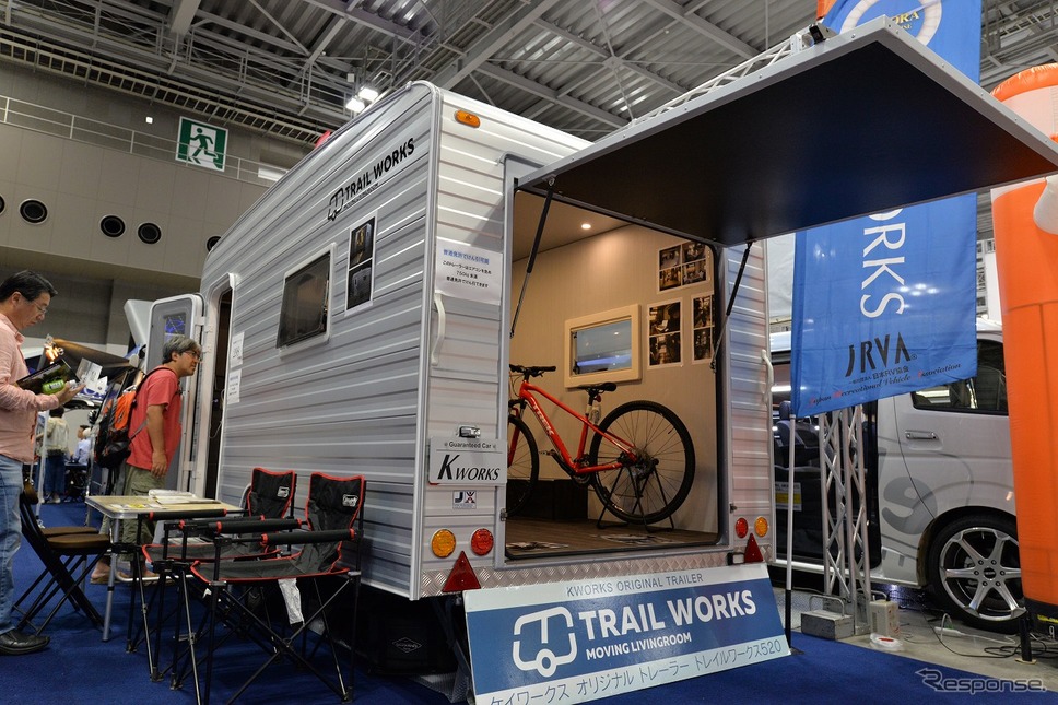 ケイワークス、トレイルワークス520(東京キャンピングカーショー2018)《撮影 嶽宮 三郎》