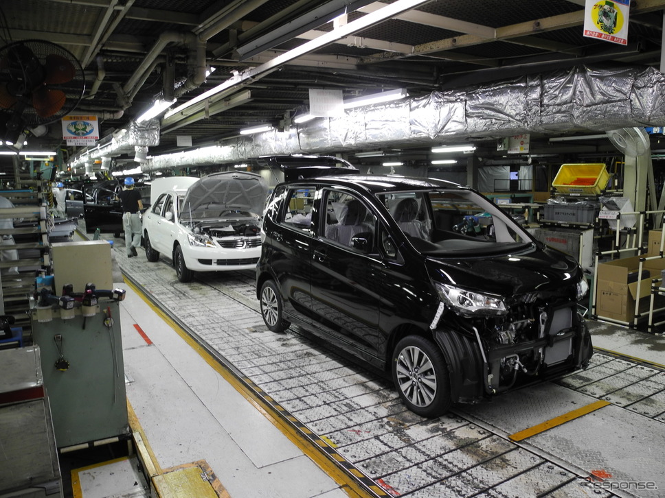 三菱自動車の水島製作所(資料画像)《撮影 山田清志》
