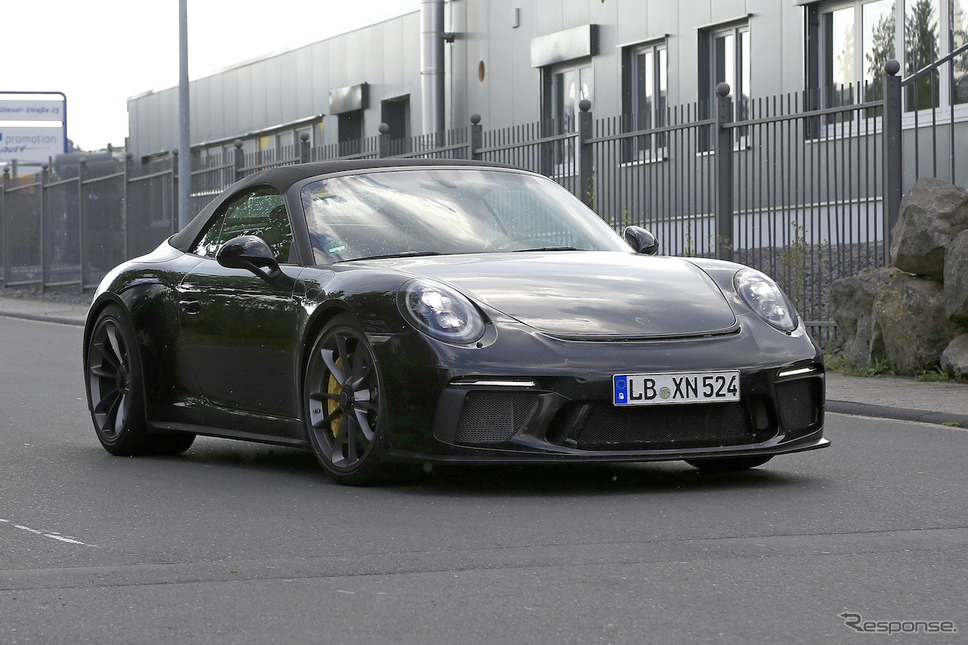 ポルシェ 911GT3 カブリオレ スクープ写真《APOLLO NEWS SERVICE》