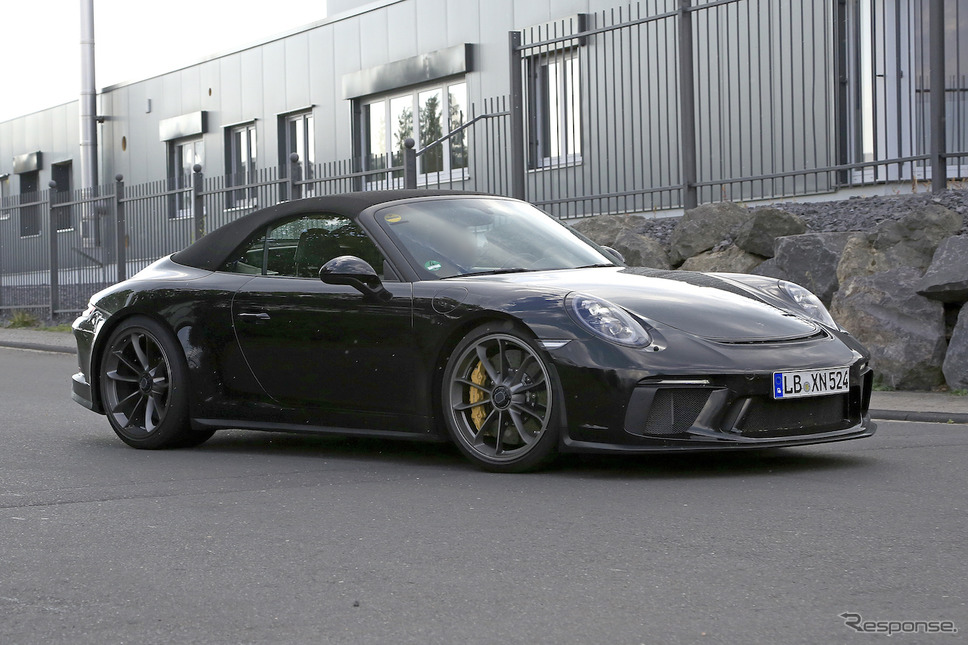 ポルシェ 911GT3 カブリオレ スクープ写真《APOLLO NEWS SERVICE》