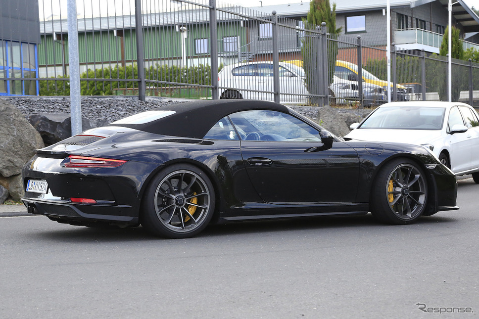 ポルシェ 911GT3 カブリオレ スクープ写真《APOLLO NEWS SERVICE》