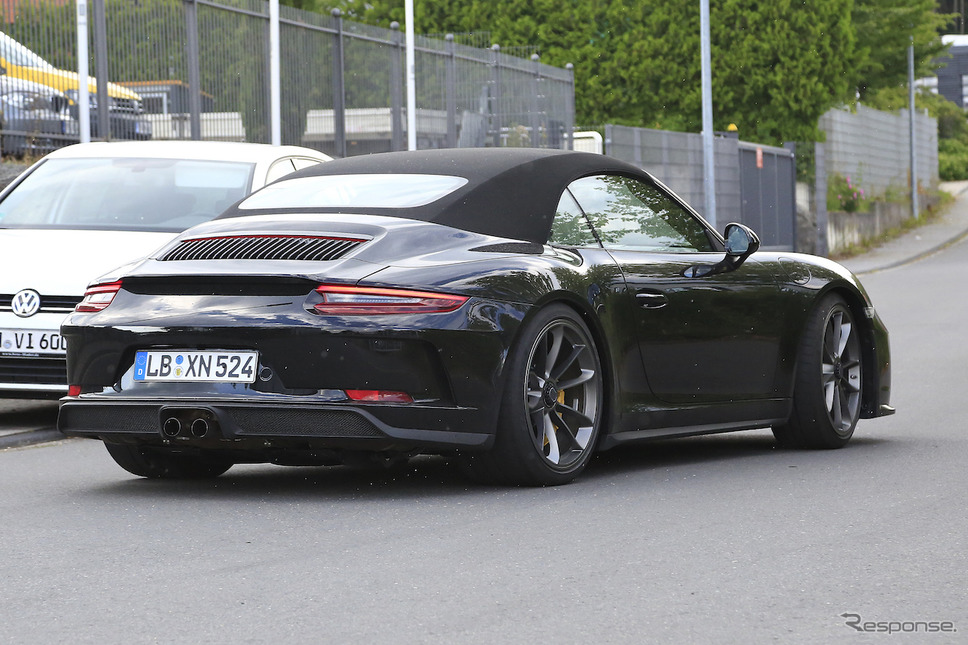ポルシェ 911GT3 カブリオレ スクープ写真《APOLLO NEWS SERVICE》