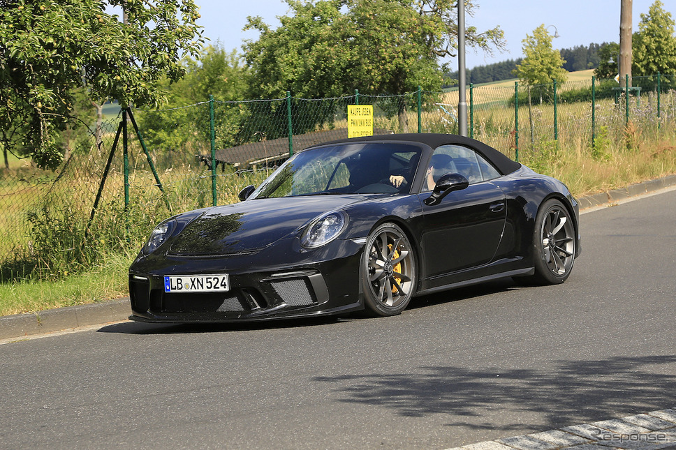 ポルシェ 911GT3 カブリオレ スクープ写真《APOLLO NEWS SERVICE》
