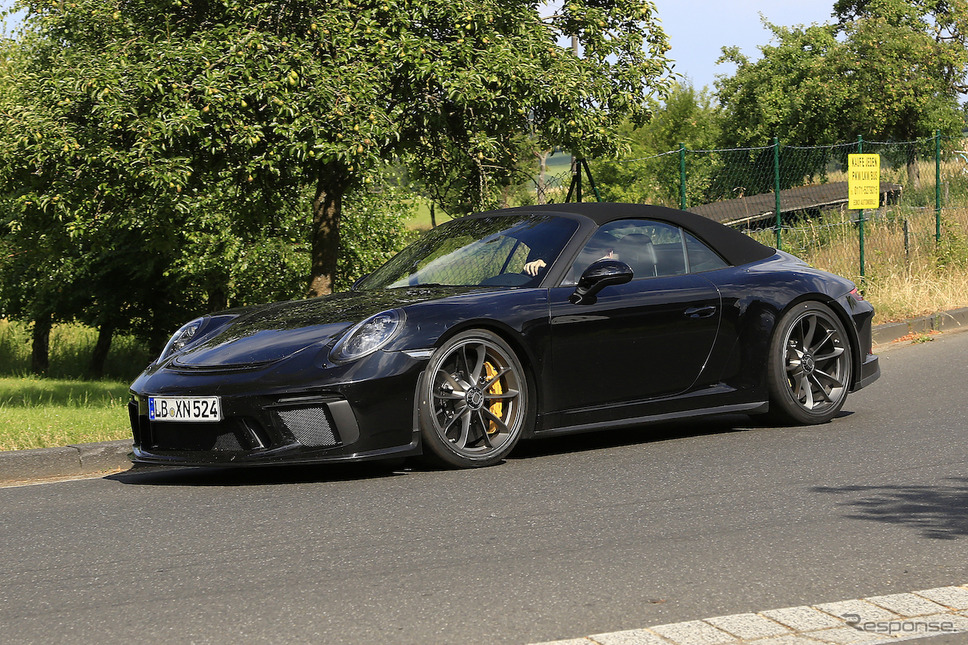 ポルシェ 911GT3 カブリオレ スクープ写真《APOLLO NEWS SERVICE》