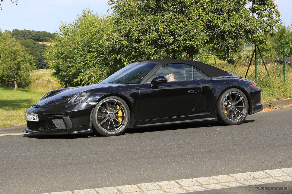 ポルシェ 911GT3 カブリオレ スクープ写真《APOLLO NEWS SERVICE》