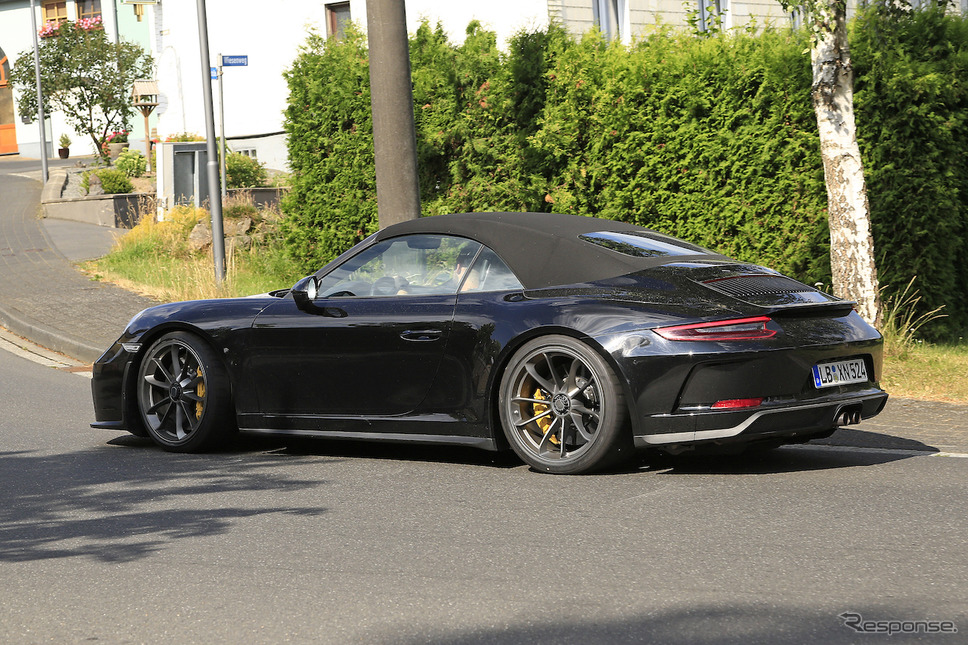 ポルシェ 911GT3 カブリオレ スクープ写真《APOLLO NEWS SERVICE》