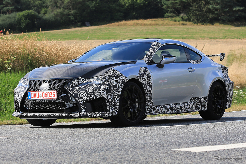 レクサス RC F GT 市販プロトタイプ スクープ写真《APOLLO NEWS SERVICE》