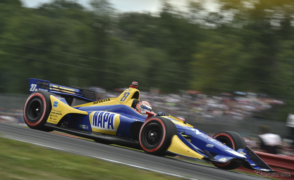 優勝した#27 ロッシ。《写真提供 INDYCAR》