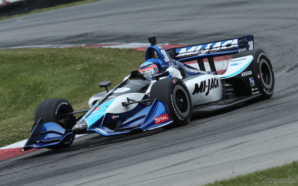 #30 佐藤琢磨は不運に遭遇、17位。《写真提供 INDYCAR》