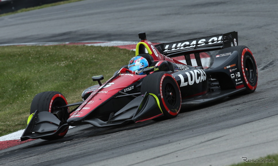 2位の#6 ウィッケンズ。《写真提供 INDYCAR》