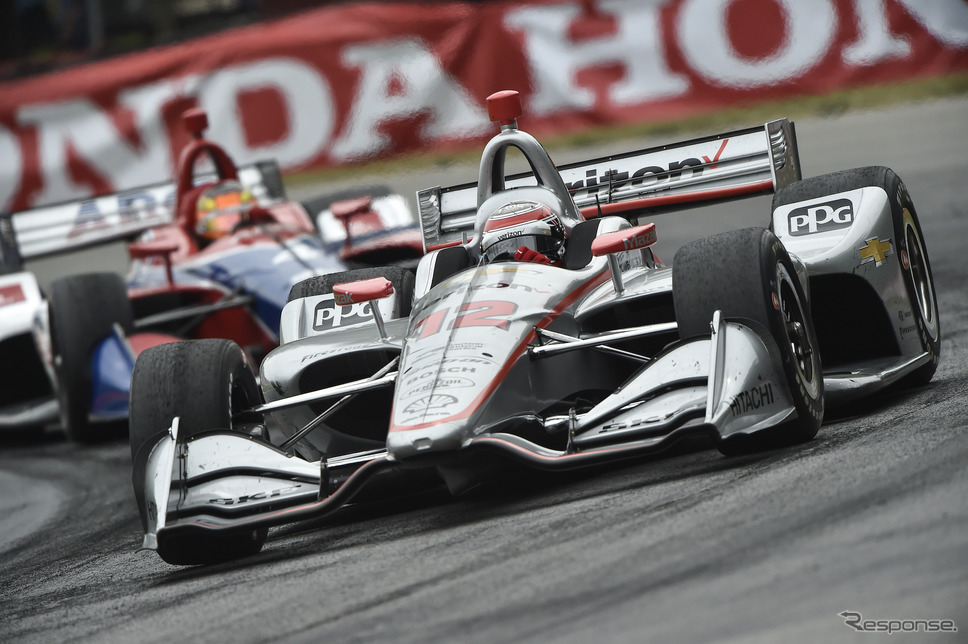 3位の#12 パワー。《写真提供 INDYCAR》