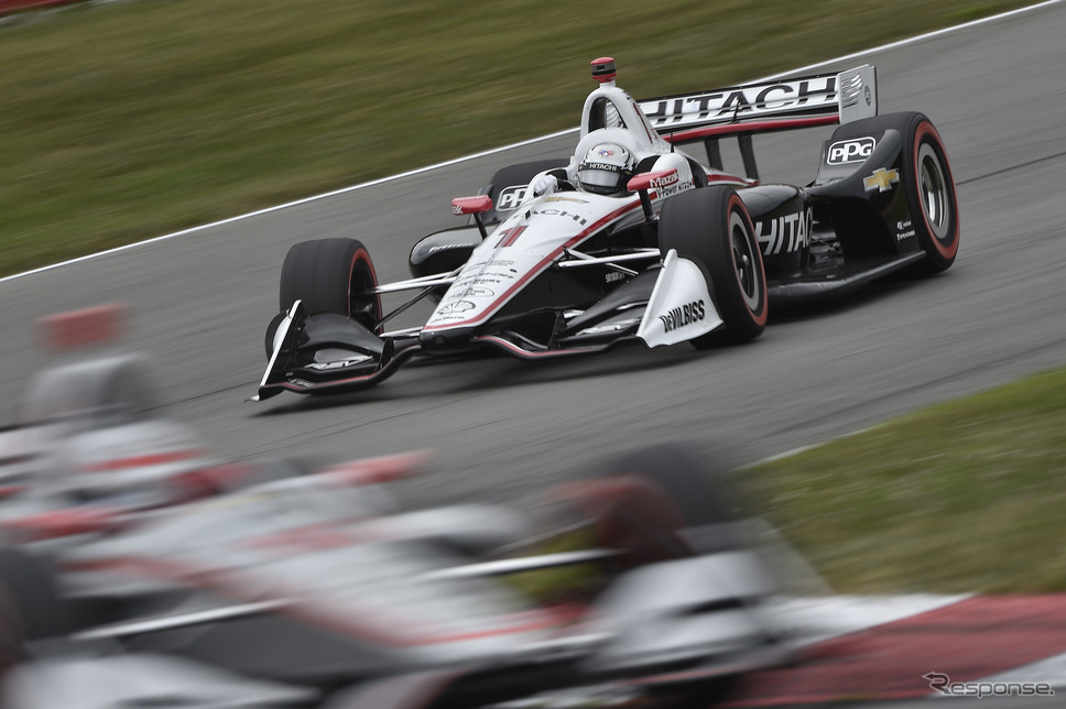 4位の#1 ニューガーデン。《写真提供 INDYCAR》