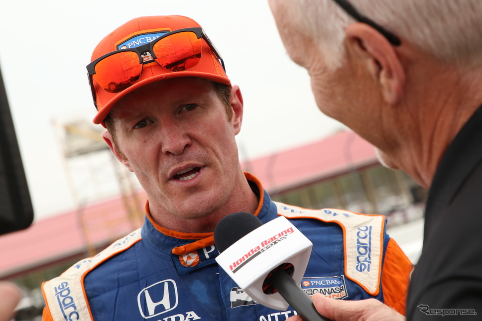 ポイント首位のディクソンは今回5位。《写真提供 INDYCAR》