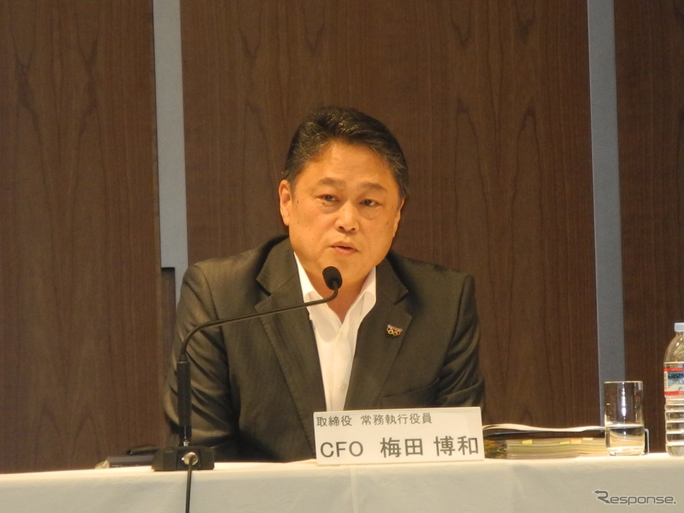 パナソニックの梅田博和CFO《撮影　山田清志》