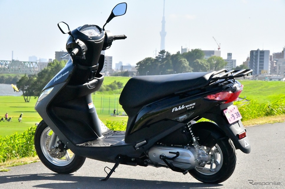 スズキ アドレス125 フラットシート仕様《撮影 青木タカオ》