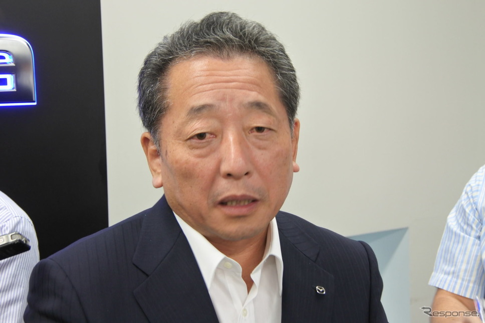 マツダ 藤本哲也 常務執行役員《撮影 小松哲也》