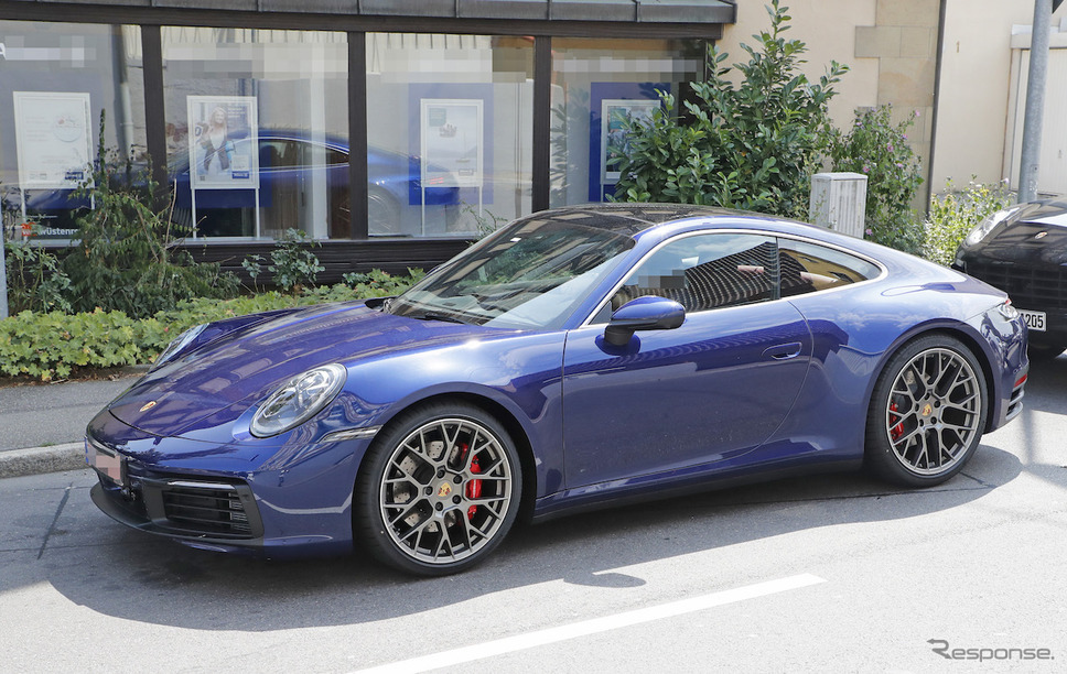 ポルシェ 911 新型(992型)フルヌードスクープ写真《APOLLO NEWS SERVICE》