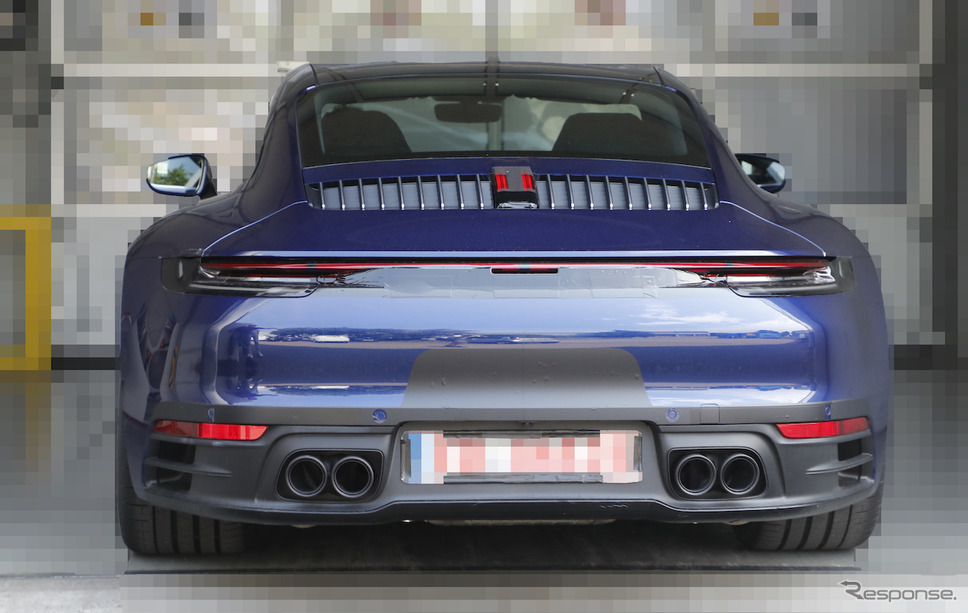 ポルシェ 911 新型(992型)フルヌードスクープ写真《APOLLO NEWS SERVICE》