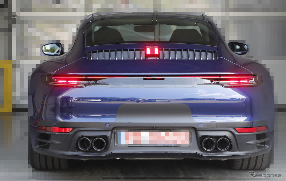 ポルシェ 911 新型(992型)フルヌードスクープ写真《APOLLO NEWS SERVICE》
