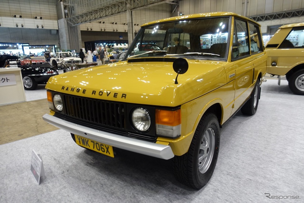 UK CLASSIC FACTORYのブースではオリジナルの2ドアレンジローバーを展示。《撮影 中込健太郎》