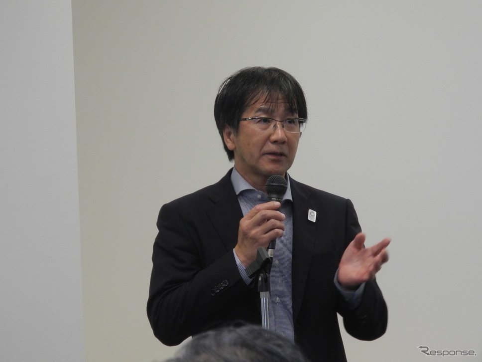 内閣府SIP自動運転プログラムディレクターの葛巻清吾氏(トヨタ自動車先進技術開発カンパニー常務理事)《撮影 山田清志》