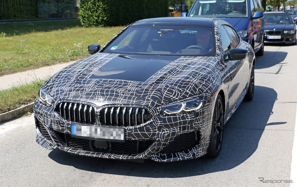 BWM 8シリーズグランクーペ(M8グランクーペ)スクープ写真《APOLLO NEWS SERVICE》
